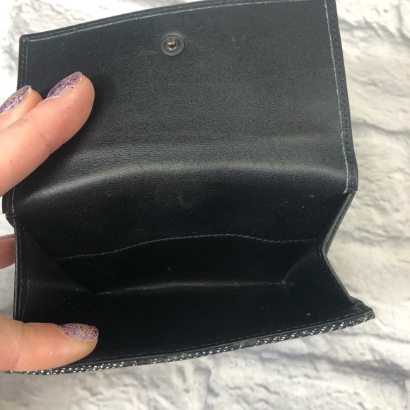 Gucci Authentic Vintage canvas & leather wallet Jackie O Monogram logo clutch - Picture 13 of 16